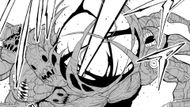 Kikoru damages Meireki as seen in Kaiju No. 8 chapter 126 (Image credit: Shueisha)